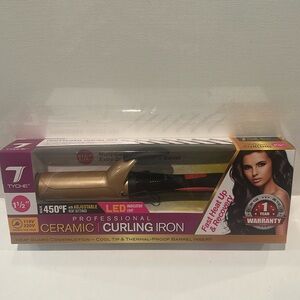 NIB TYCHE  1 1/2” Professional Ceramic Curling Iron.